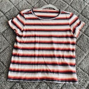 Striped American Eagle 80's Tee